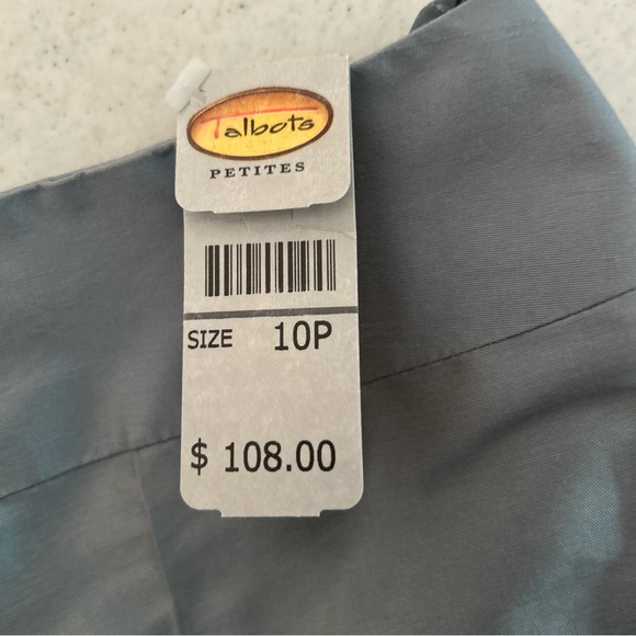 NWT Talbots Silk Pants Women’s 10P Dress Trousers Luxury New Retails $108 - Picture 7 of 15